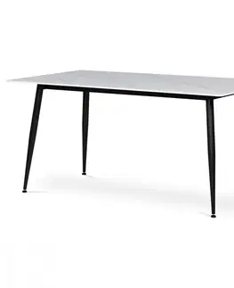 Jedálenské stoly Jedálenský stôl HT-406M Autronic Sivá