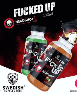 Tekuté pumpy Fucked Up Headshot - Swedish Supplements 16 x 100 ml. Raspberry