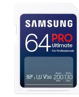 Pamäťové karty Samsung SDXC 64 GB PRO Ultimate