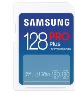 Pamäťové karty Samsung SDXC karta 128 GB PRO Plus + USB adaptér
