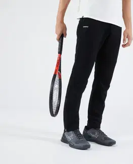 bedminton Pánske tenisové nohavice Soft čierne