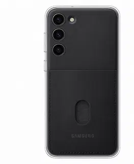 Puzdrá na mobilné telefóny Zadný kryt Frame Cover pre Samsung Galaxy S23 Plus, čierna EF-MS916CBEGWW