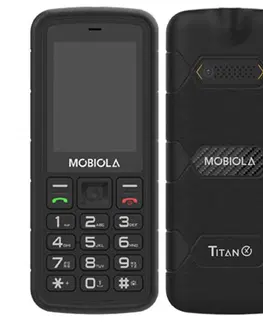 Mobilné telefóny Mobiola MB500 TitanX 4G, čierny MB500 TitanX 4G Black
