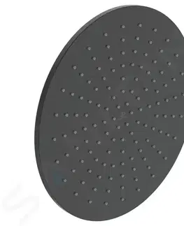 Sprchy a sprchové panely IDEAL STANDARD - Idealrain Hlavová sprcha, priemer 300 mm, čierna A5803XG