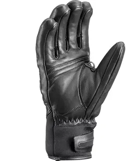 Zimné rukavice Dámske päťprsté rukavice Leki Snowfox 3D Elite Lady black 8.5