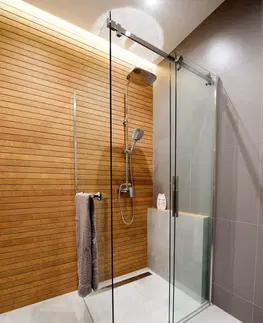 Sprchy a sprchové panely DEANTE - Corio chróm - Sprchový stĺp, so sprchovou batériou NAC_01EM