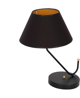 Lampy  Stolná lampa VICTORIA 1xE27/60W/230V čierna 