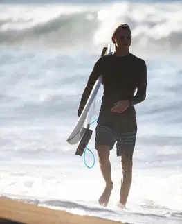 surf Tričko s ochranou proti UV žiareniu 900 s dlhým rukávom čierne