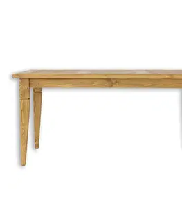 Jedálenské stoly Rustik stôl ST702 200 cm, jasný vosk