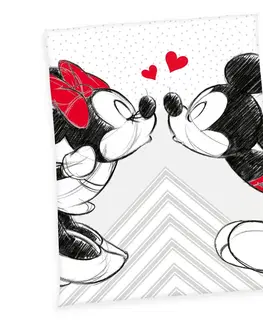 Detské deky Herding Deka Mickey and Minnie, 150 x 200 cm