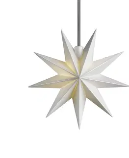 Vianočné svetelné hviezdy STERNTALER Sterntaler LED hviezda 9-cípa biela
