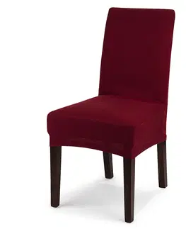 Doplnky do spálne 4Home Multielastický poťah na stoličku Comfort bordó, 40 - 50 cm, sada 2 ks
