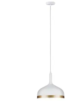 Závesné svietidlá Paulmann Paulmann Embla závesná lampa v bielej