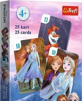 Hračky spoločenské hry - hracie karty a kasíno TREFL - Čierny Peter ľadové kráľovstvo