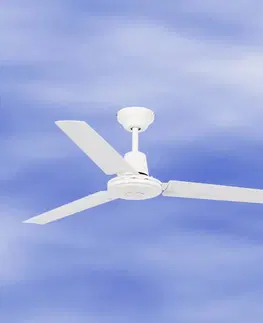 Ventilátory FARO BARCELONA Lineárny biely stropný ventilátor ECO INDUS