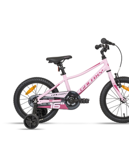 Bicykle Detský bicykel Galaxy Mira 16" - model 2024 ružová - 9" (100-125 cm)