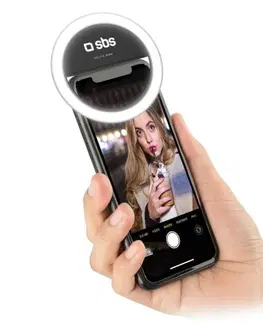 Držiaky na mobil SBS Selfie kruhové svetlo pre smartphone TESELFIERINGLIGHT