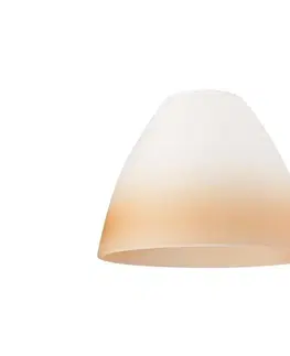 Lampy  Náhradné sklo TULIPAN E27 100x130 mm oranžová 