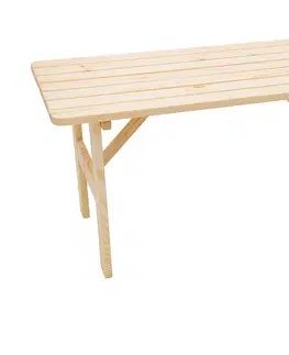 Stolčeky Masívny stôl z borovice drevo 30 mm (rôzne dĺžky) 180 cm