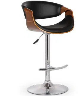 Barové stoličky Barová Stolička H-100 Orech/Čierna