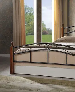 Manželské postele Kovová posteľ DOLORES 140x200