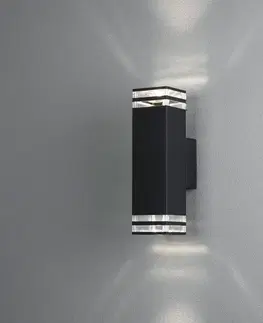 Vonkajšie nástenné svietidlá Konstsmide Vonkajšie nástenné svetlo Monza 2-pl. výška 27,5cm
