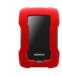 Pevné disky A-Data HDD HD330, 2TB, USB 3.2 (AHD330-2TU31-CRD), Red