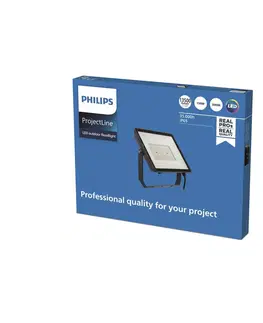 LED reflektory a svietidlá s bodcom do zeme Philips Philips ProjectLine Floodlight svetlá 3000K 150W