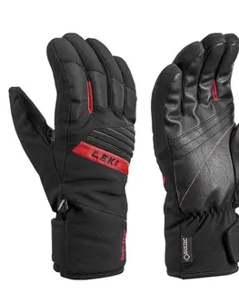Zimné rukavice Rukavice LEKI Space GTX (643861302) black / red 9