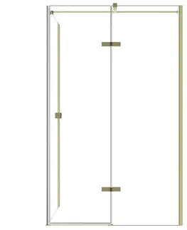 Sprchovacie kúty HOPA - Obdélníkový sprchový kout PIXA GOLD - Rozměr A - 100 cm, Rozměr B - 90 cm, Směr zavírání -  Levé (SX) BCPIXA1090OBDLG