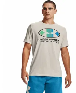 Pánske tričká Pánske tričko Under Armour Multi Color Lockertag SS Summit White - S