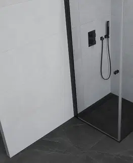 Sprchovacie kúty MEXEN/S - Pretória sprchovací kút 100x100 cm, transparent, čierna 852-100-100-70-00
