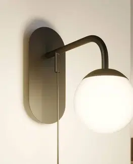 Nástenné svietidlá Lucande Lucande Rama LED nástenná lampa, tienidlá sklo