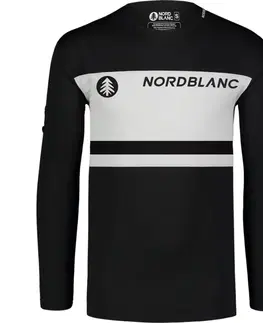 Pánská trička Pánske funkčné cyklo tričko Nordblanc Solitude čierne NBSMF7429_CRN M