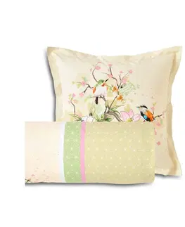 Bavlnené Bavlnená posteľná bielizeň Birdy s potlačou vtáčikov