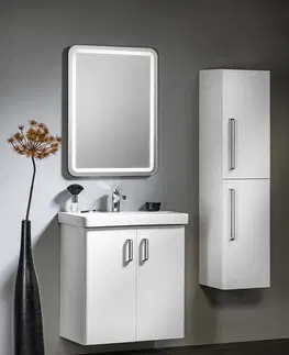 Kúpeľňa SAPHO - THEIA umývadlová skrinka 66x70x35cm s umývadlom THALIE, 2x dvierka, biela (TH072) TH072-3030-01