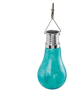 Záhradné lampy Eglo Eglo 48625 - LED Solárne svietidlo LED/0,06W modrá 