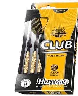 Šípky Šípky HARROWS Club Brass softip 16g