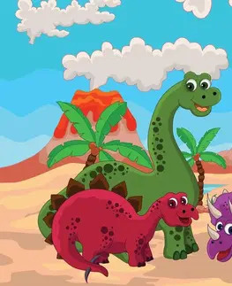 Detské obrazy Obraz svet dinosaurov