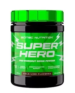 Práškové pumpy SuperHero - Scitec Nutrition 285 g Mango+Lime