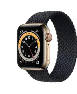 Príslušenstvo k wearables COTEetCI nylónový náramok 148 mm pre Apple Watch 38/40/41 mm, čierny