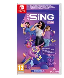 Hry pre Nintendo Switch Let’s Sing 2024 bez mikrofónu NSW