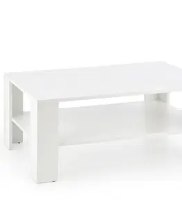Konferenčné stolíky s úložným priestorom Konferenčný stolík Kwadro biela 110