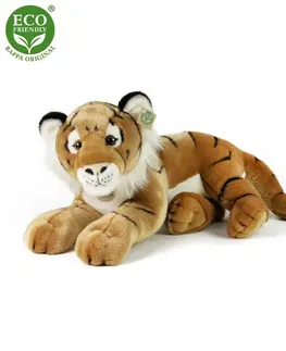 Plyšáci Rappa Plyšový tiger hnedý, 60 cm ECO-FRIENDLY