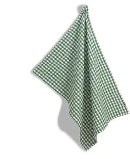 Utierky Kela Utierka Cora, 100% bavlna, zelená, kocka, 70 x 50 cm
