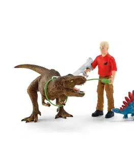 Hračky - figprky zvierat SCHLEICH - Útok Tyranosaura Rexa