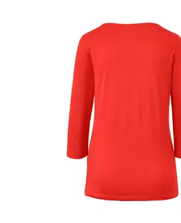 Shirts & Tops Tričko s trojštvrťovým rukávom, oranžovo-červené