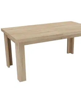 Jedálenské stoly Rozkladací stôl  veľký 160/200x90cm dub sonoma