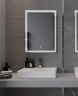 Kúpeľňa MEXEN - Taco zrkadlo s osvetlením 60 x 80 cm, LED 6000K, 9805-060-080-611-00