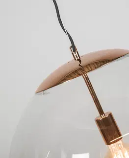 Zavesne lampy Moderné závesné svietidlo medené 50 cm - guľové